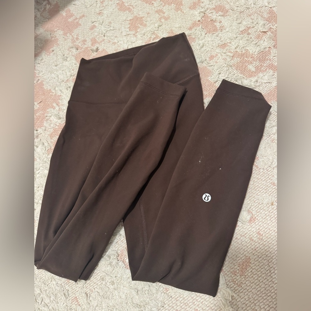 lululemon athletica Brown High-Rise Leggings
